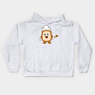 Bread Cook Cooking spoon Kids Hoodie